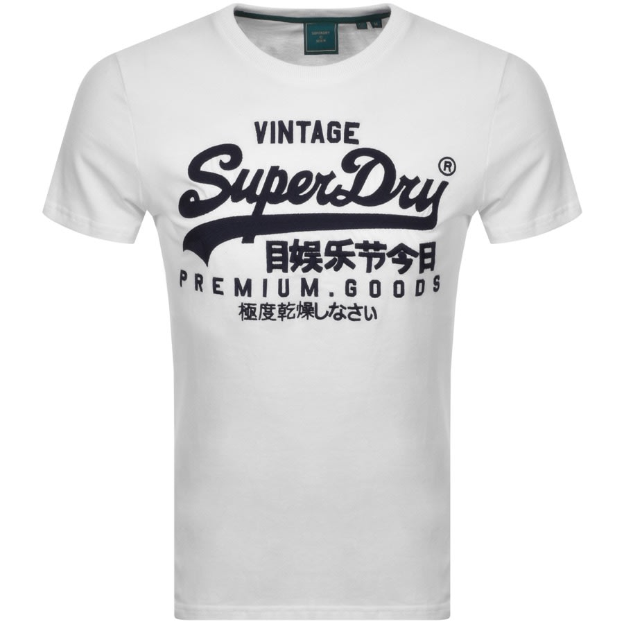 Alternative Image for ProductSuperdry Vintage Logo T Shirt White1